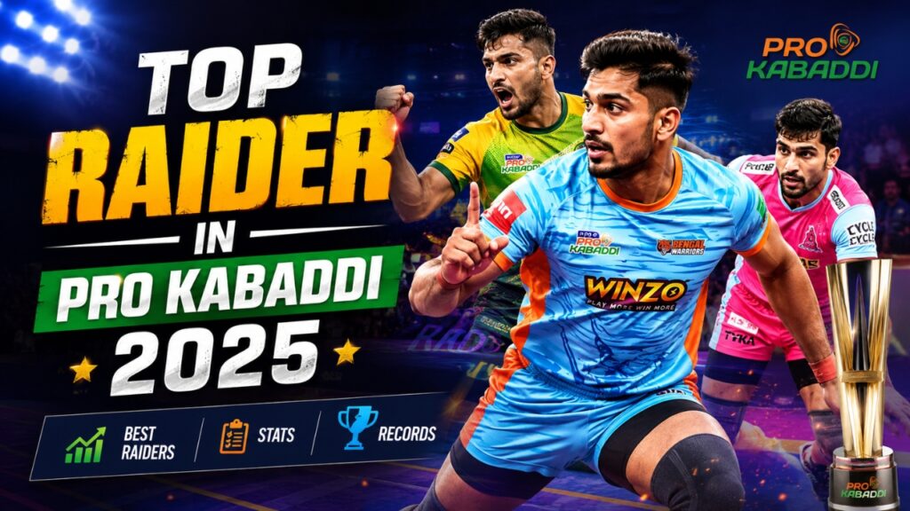 Top Raider in Pro Kabaddi