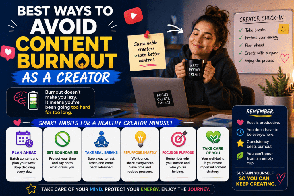 Best Ways to Avoid Content Burnout as a Creator