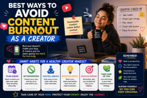 Best Ways to Avoid Content Burnout as a Creator