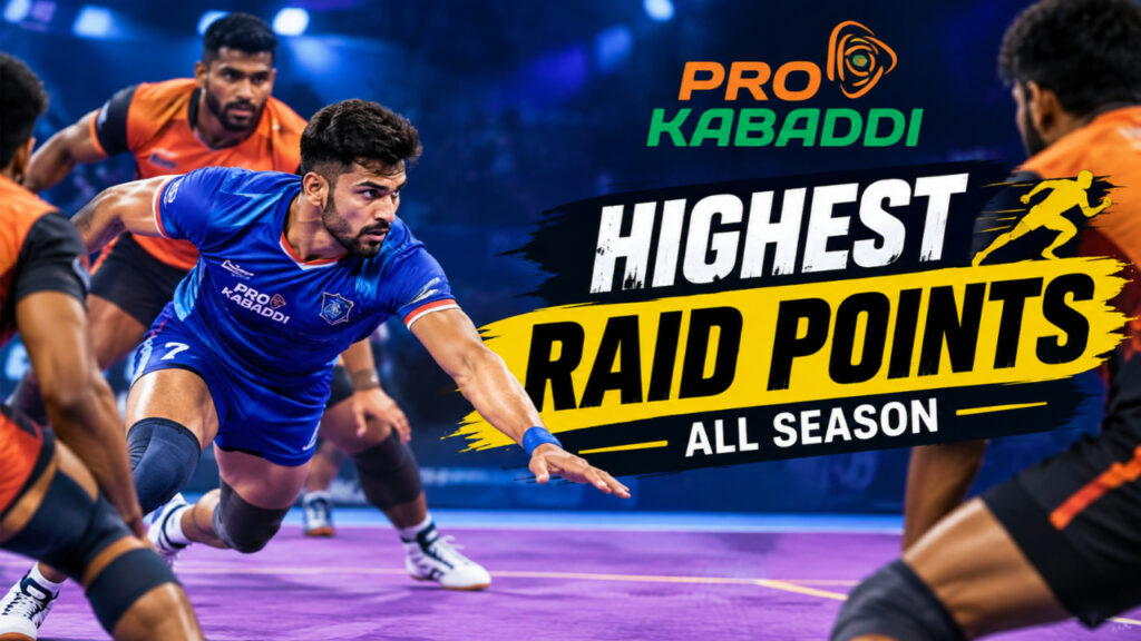 Pro Kabaddi Highest Raid Points