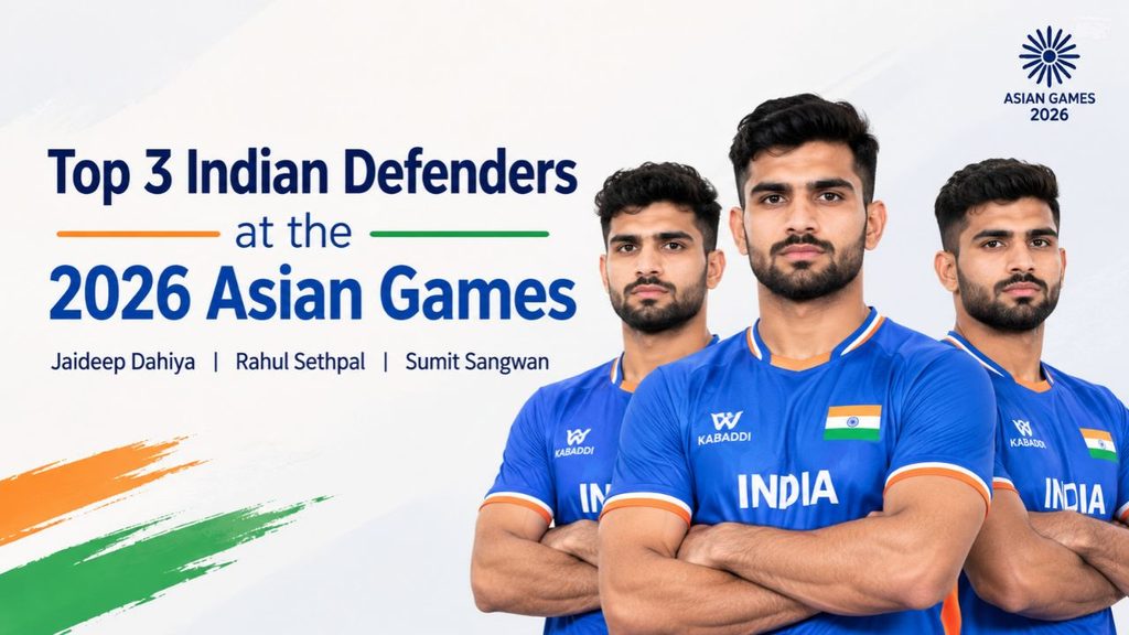 Top 3 Indian Defenders at the 2026 Asian Games